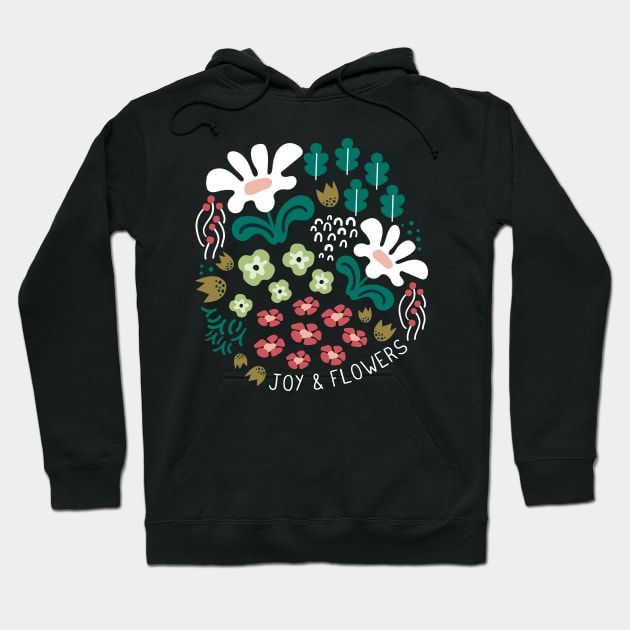 Joy & Flowers Hoodie by Anna Deegan